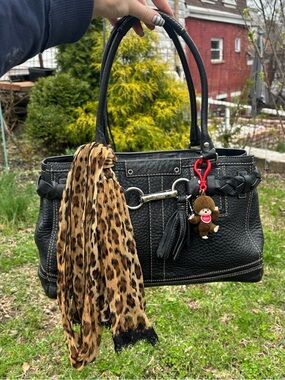 Vintage Coach Hampton Summer Leather Authentic Coach Bag